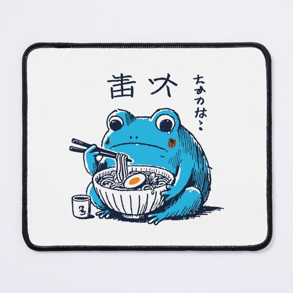 Item preview, Kawaii Ramen Frog Ukiyo-e Retro Aesthetics designed and sold by LuminOrb.