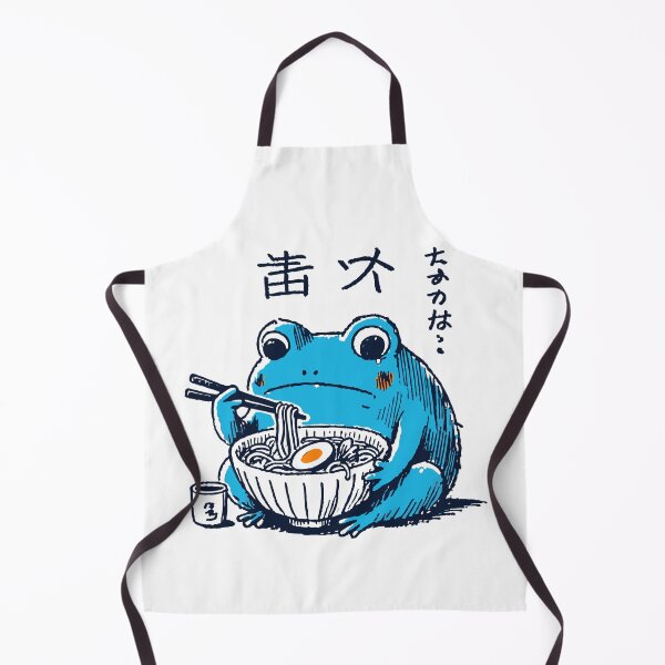 Item preview, Kawaii Ramen Frog Ukiyo-e Retro Aesthetics designed and sold by LuminOrb.