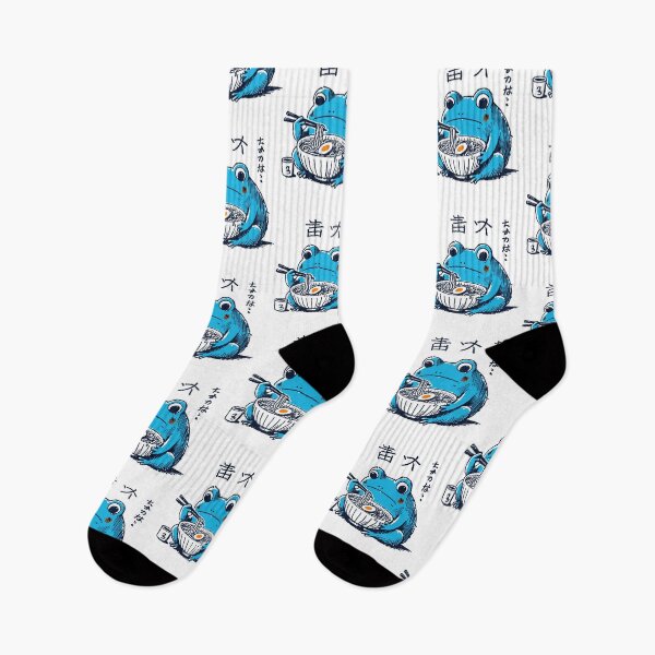 Item preview, Kawaii Ramen Frog Ukiyo-e Retro Aesthetics designed and sold by LuminOrb.