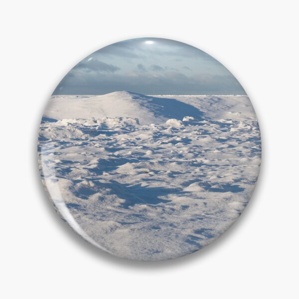 Item preview, Lake Erie Icescape with Fresh Snow designed and sold by Georgia Mizuleva.