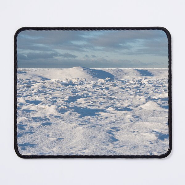 Item preview, Lake Erie Icescape with Fresh Snow designed and sold by Georgia Mizuleva.