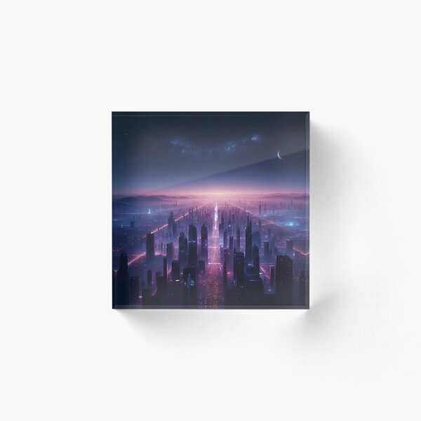 Item preview, Paisaje urbano nocturno designed and sold by MixtaGraphics.