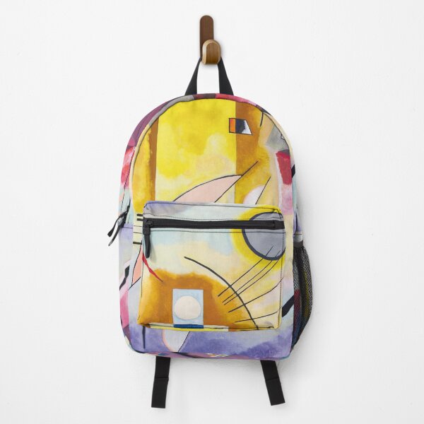 Item preview, Wassily Kandinsky, yellow red blue abstract forms designed and sold by Mauswohn.