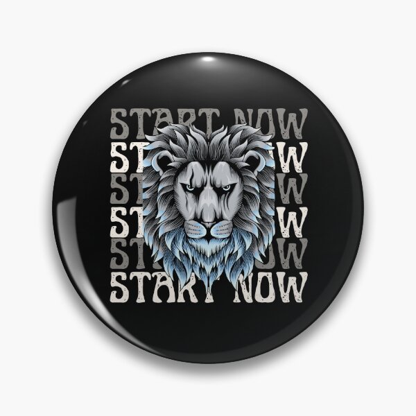 Item preview, Motivational lion Illustration designed and sold by PeggyMacStudio.