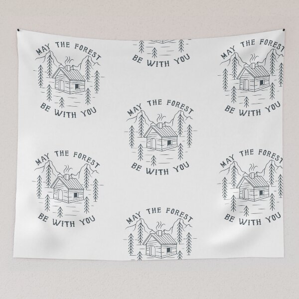 Item preview, Funny camping | May The Forest Be With You  designed and sold by ETIndustries.