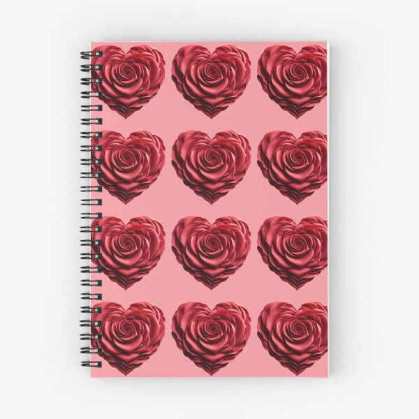 Item preview, Heart-shaped Rose Petals, Salmon Pink Background, Small designed and sold by Gaborai.