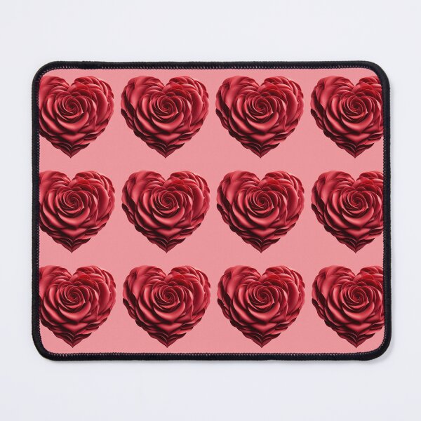 Item preview, Heart-shaped Rose Petals, Salmon Pink Background, Small designed and sold by Gaborai.