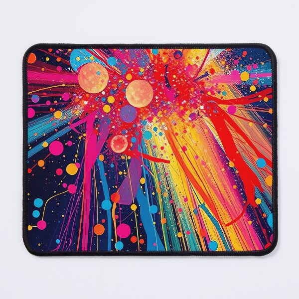 Item preview, Cosmic Explosion: A Burst of Colors and Energy designed and sold by TazhibTreasures.