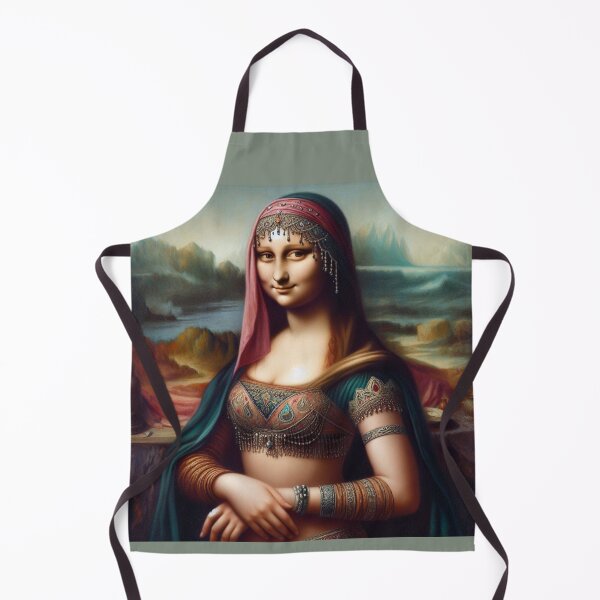 Item preview, Oriental Mona Lisa Leonardo Da Vinci art parody designed and sold by ArtUnova.