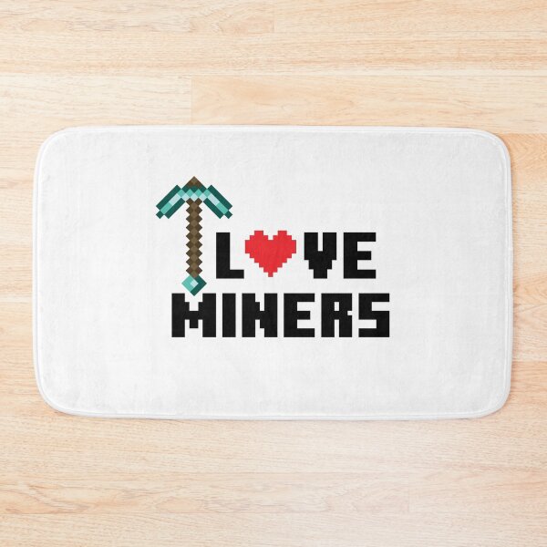 Item preview, I Love Miners Pixel Valentines Day designed and sold by HIISESSOL.