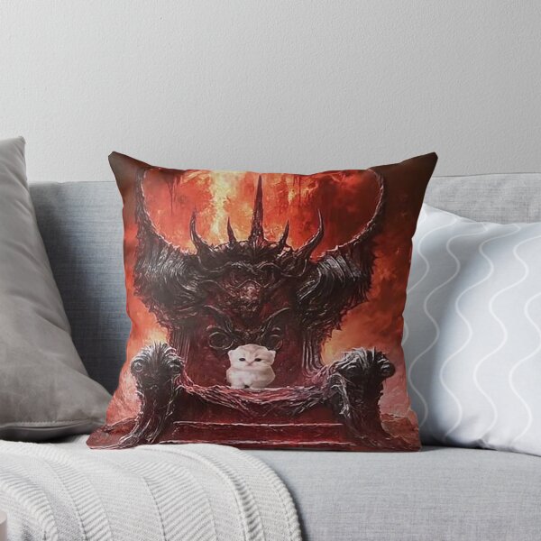 Item preview, Cat on Hell Throne designed and sold by SkrenClothing.