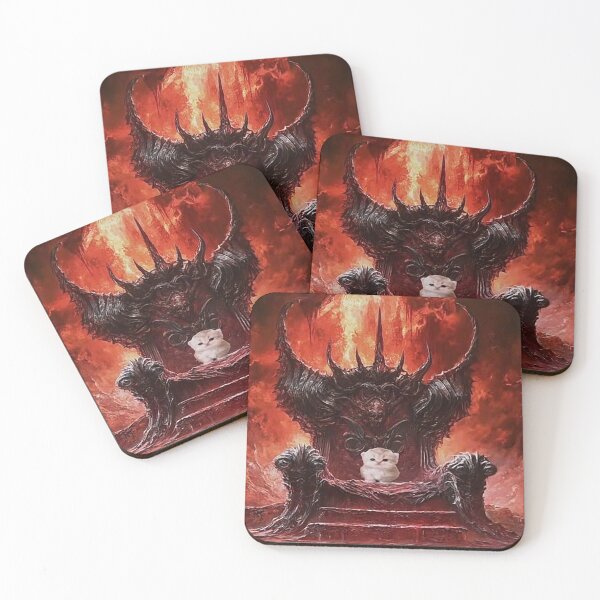 Item preview, Cat on Hell Throne designed and sold by SkrenClothing.