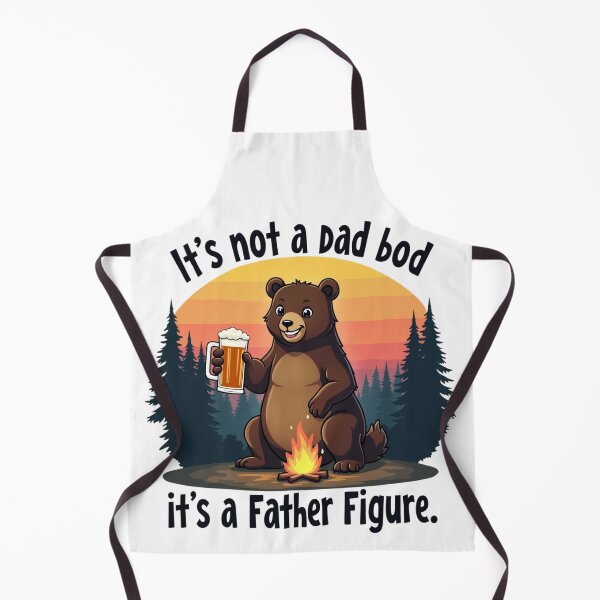 Item preview, It's Not A Dad Bod It's A Father Figure, funny bear designed and sold by StickChic.