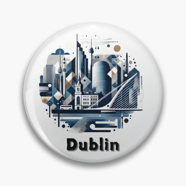 Item preview, Dublin Skyline Fragments Abstract Geometric Design designed and sold by Traloch O'Laoi.