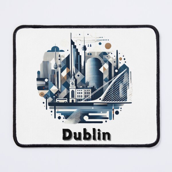 Item preview, Dublin Skyline Fragments Abstract Geometric Design designed and sold by Traloch O'Laoi.