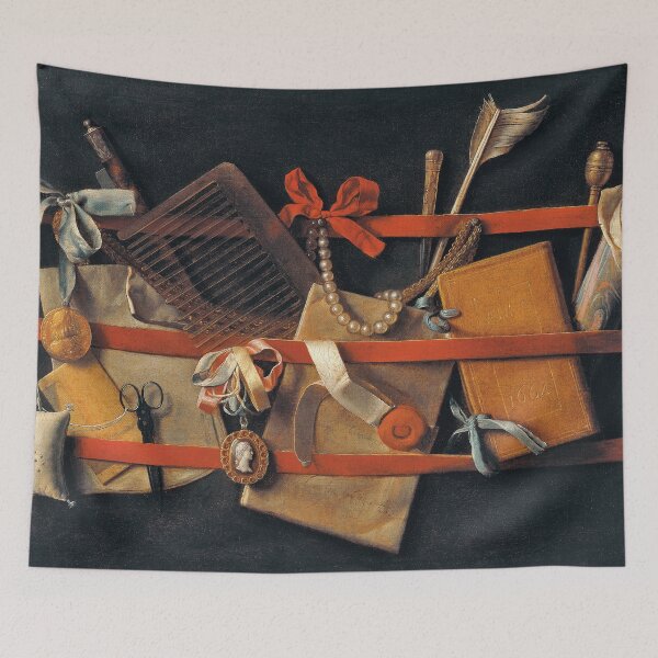 Item preview, Tromp-l'oeil Still Life 1664 Hoogstraeten designed and sold by Mauswohn.
