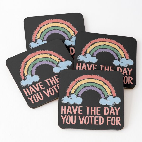 Item preview, Vintage Have The-Day You Voted For Retro Rainbow designed and sold by love3617.