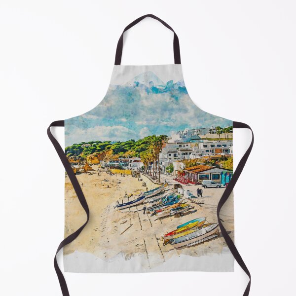 Item preview, Olhos De Agua Algarve Portugal Watercolour Effect designed and sold by GG WALL ART.