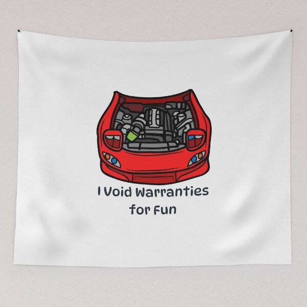 Item preview, I Void Warranties for Fun (Funny Car Mechanic Design) designed and sold by CoolCrap-.