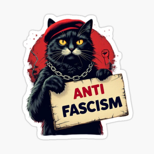 Artikel-Vorschau von Katzen gegen Faschismus | Antifaschistisch | Anti-Nazi, designt und verkauft von ABOUZAKARIAE.