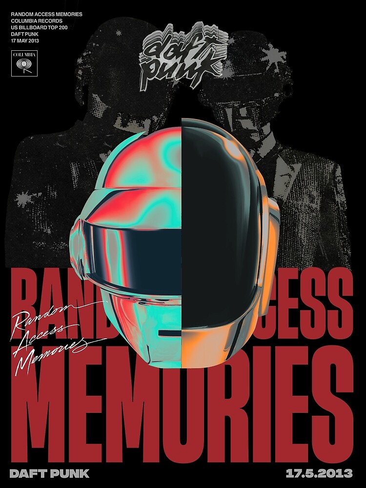 Daft Punk 'Random Access Memories' Poster