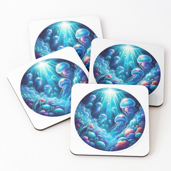 Item preview, "Enchanting Underwater Marine Life Sticker Design" designed and sold by ForFamily1120.