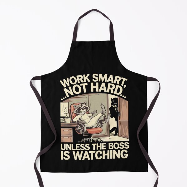 Item preview, Work smart, not hard... Unless the boss is watching designed and sold by MagicWander.