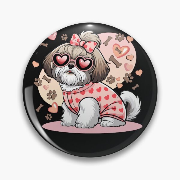 Item preview, Shih Tzu Valentine's Day Cute Shihtzu designed and sold by tamdevo1.