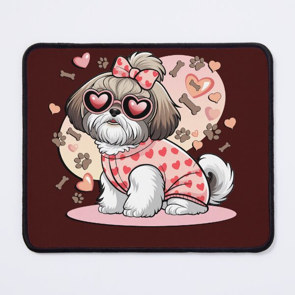 Item preview, Shih Tzu Valentine's Day Cute Shihtzu designed and sold by tamdevo1.