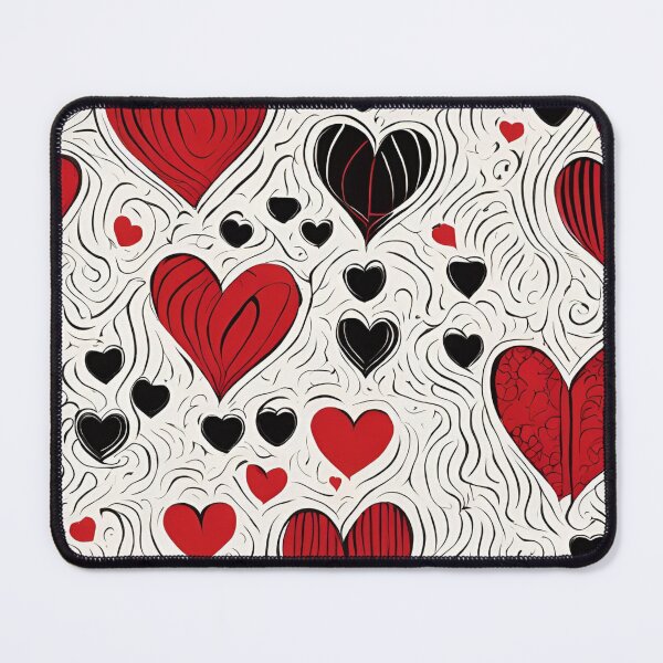 Item preview, Heart to Heart - Romantic Heart Pattern designed and sold by Line in Bloom.