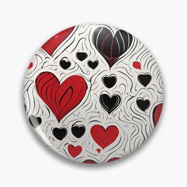 Item preview, Heart to Heart - Romantic Heart Pattern designed and sold by Line in Bloom.