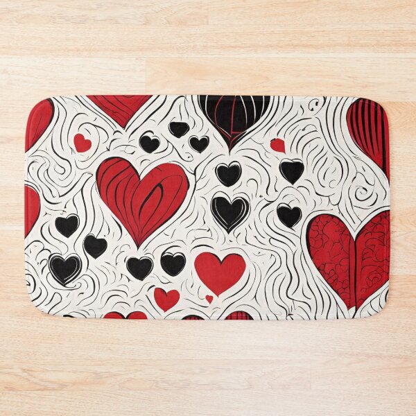 Item preview, Heart to Heart - Romantic Heart Pattern designed and sold by Line in Bloom.