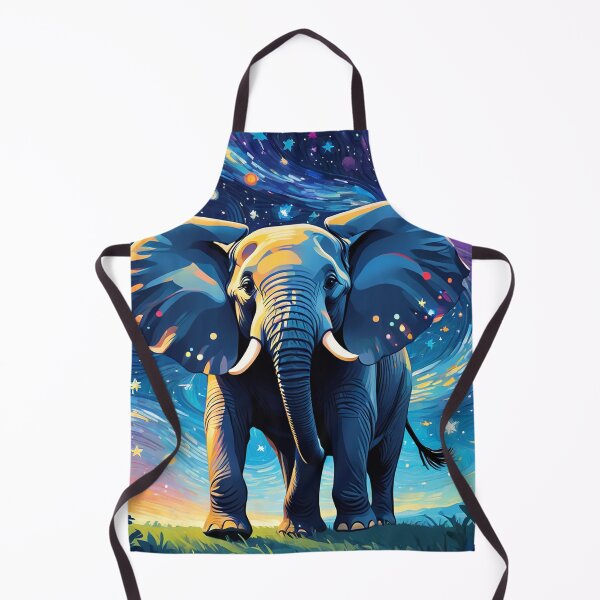 Item preview, Starry Night Sky Elephant Painting designed and sold by Bunmigraphics .