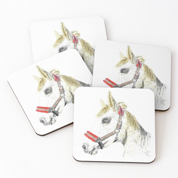 Item preview, White horse designed and sold by AquarelJanine.