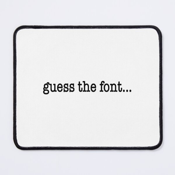 Item preview, Guess the Font – Typography Lover Design designed and sold by shufflik.