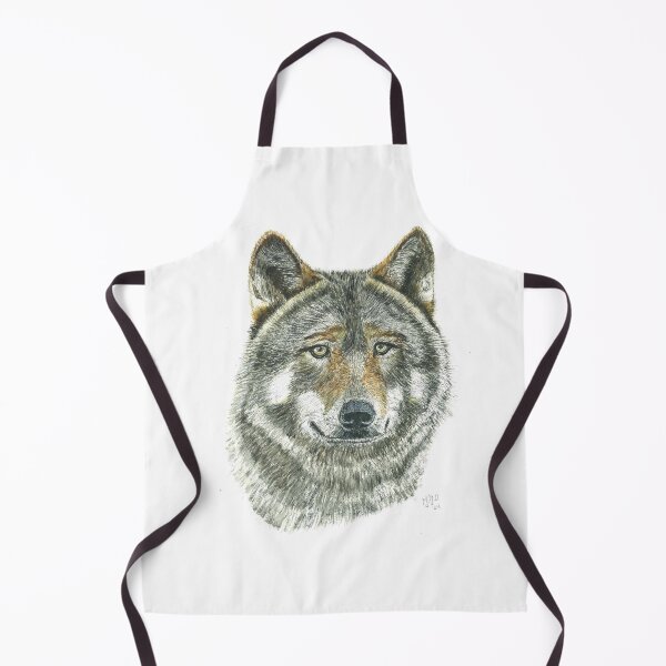 Item preview, wolf, looking mysterious or...is he dangerous? designed and sold by AquarelJanine.