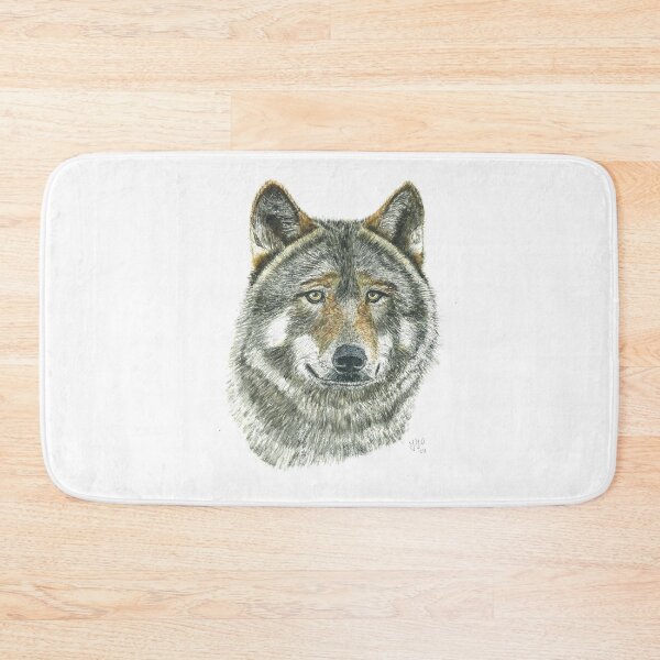 Item preview, wolf, looking mysterious or...is he dangerous? designed and sold by AquarelJanine.