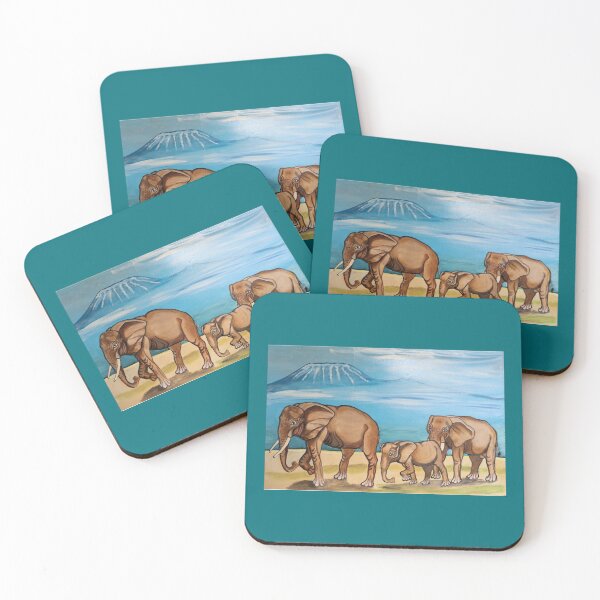 Item preview, Great Elephant Family in the Park designed and sold by annenambiro.