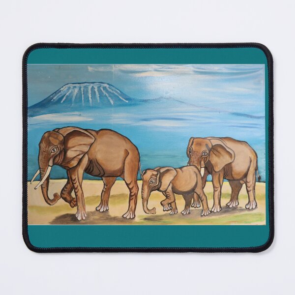 Item preview, Great Elephant Family in the Park designed and sold by annenambiro.