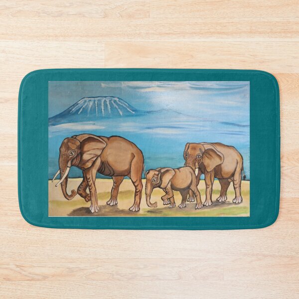 Item preview, Great Elephant Family in the Park designed and sold by annenambiro.