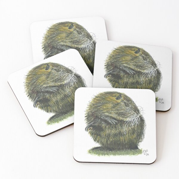 Item preview, indignant beaver in watercolor designed and sold by AquarelJanine.