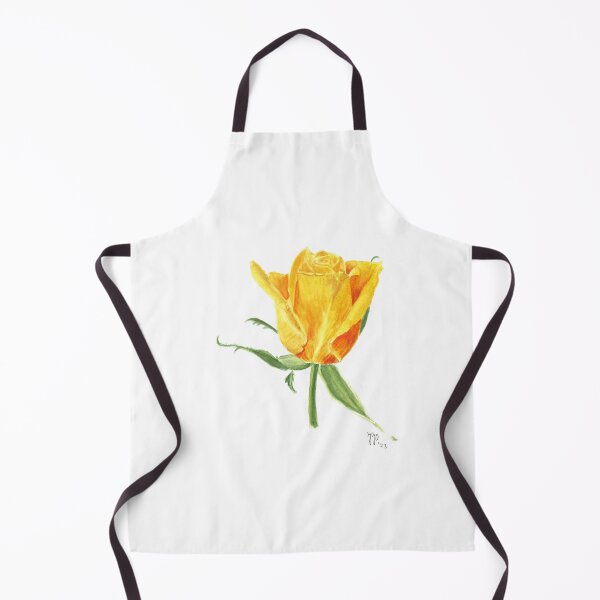 Item preview, yellow rose in watercolor designed and sold by AquarelJanine.