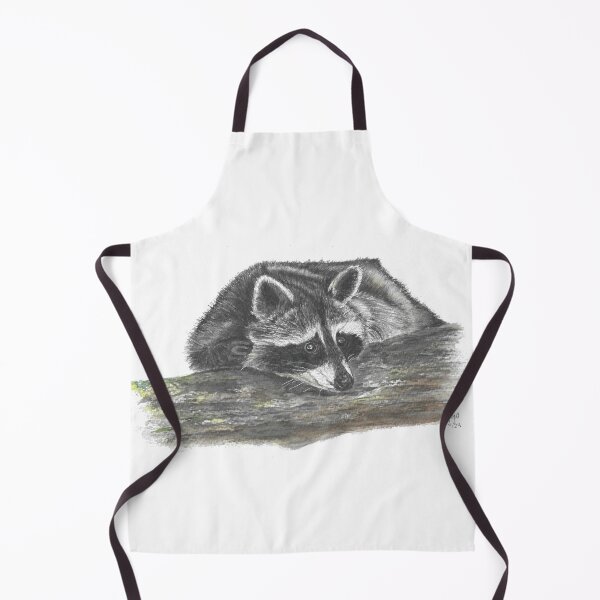 Item preview, A curious raccoon designed and sold by AquarelJanine.