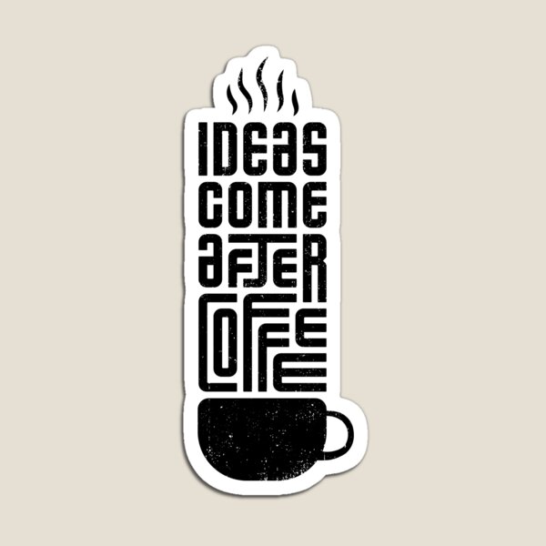 Item preview, Ideas Flow After Coffee designed and sold by NAVOZKA.