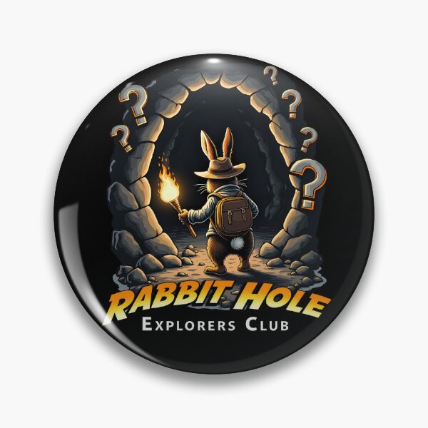 Item preview, rabbit hole explorers club designed and sold by lumbarjack.
