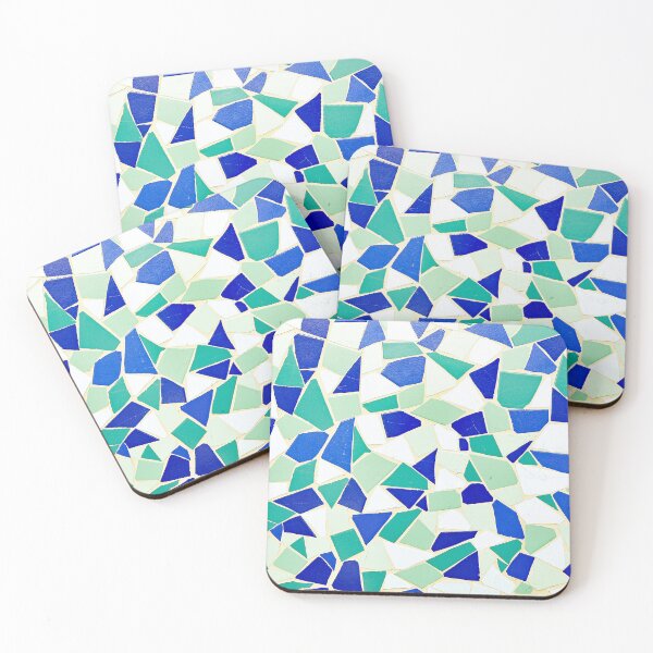 Item preview, Trencadis blue and green designed and sold by manoloshoping.