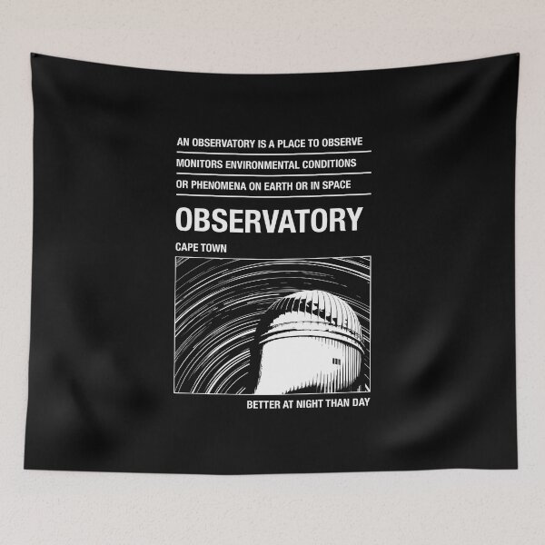 Item preview, Cape Town Observatory white designed and sold by Domnc.