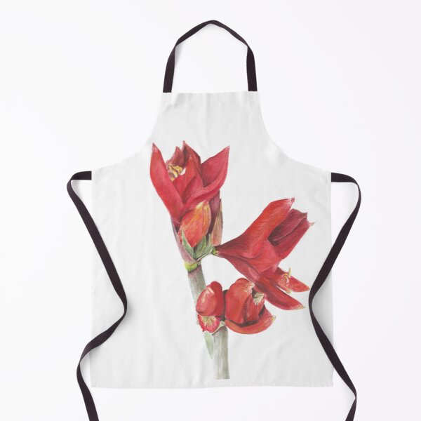 Item preview, Red amaryllis designed and sold by AquarelJanine.