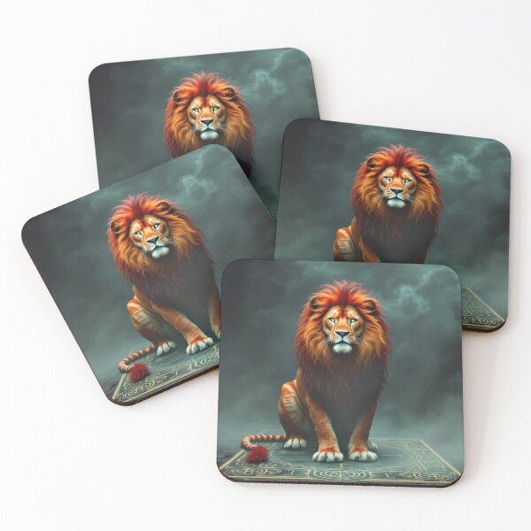 Item preview, Lion in Summoning Circle designed and sold by HabitableMoons.