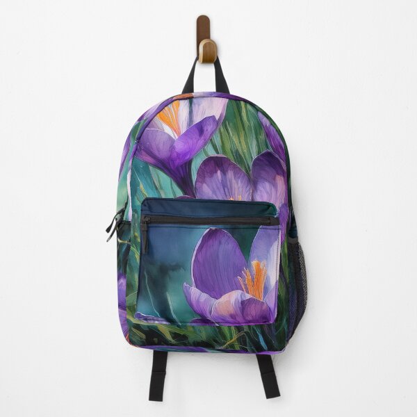 Item preview, watercolor purple crocuses designed and sold by Valentina-V.